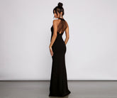 Colette Formal Swiss Dot Crepe Dress